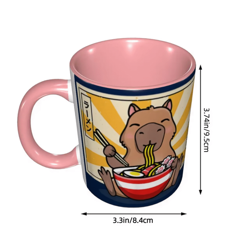 With their amusing and cute capybara animal designs, these Funny Ceramic Coffee Cups and Tea Mugs make for great gifts - Image 3
