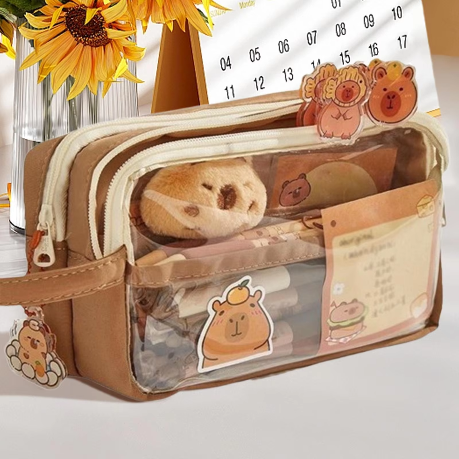 The Capibala Multipurpose Pencil Case is ideal for children and students of all ages spending time at school