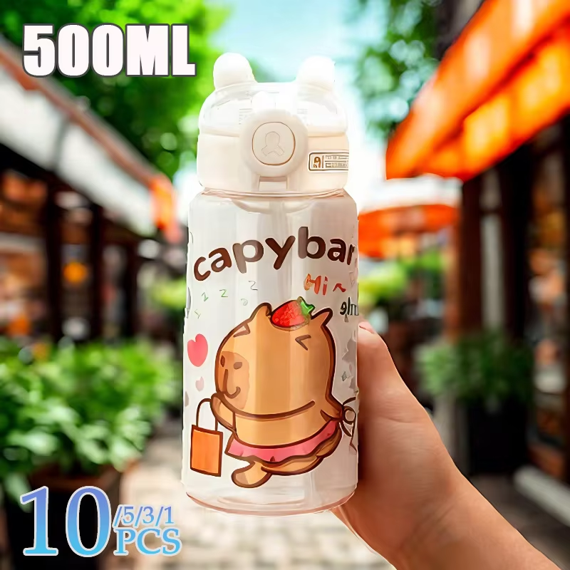 These water bottles are made using BPA free plastic and are very safe for kids to use. The stylish design makes it easy for kids to carry and use at schools while playing.