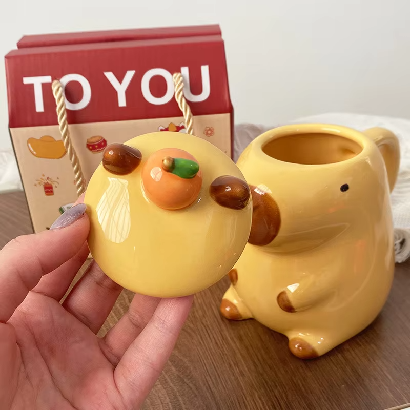 The cute capybara design will make your workday a lot more amusing and entertaining