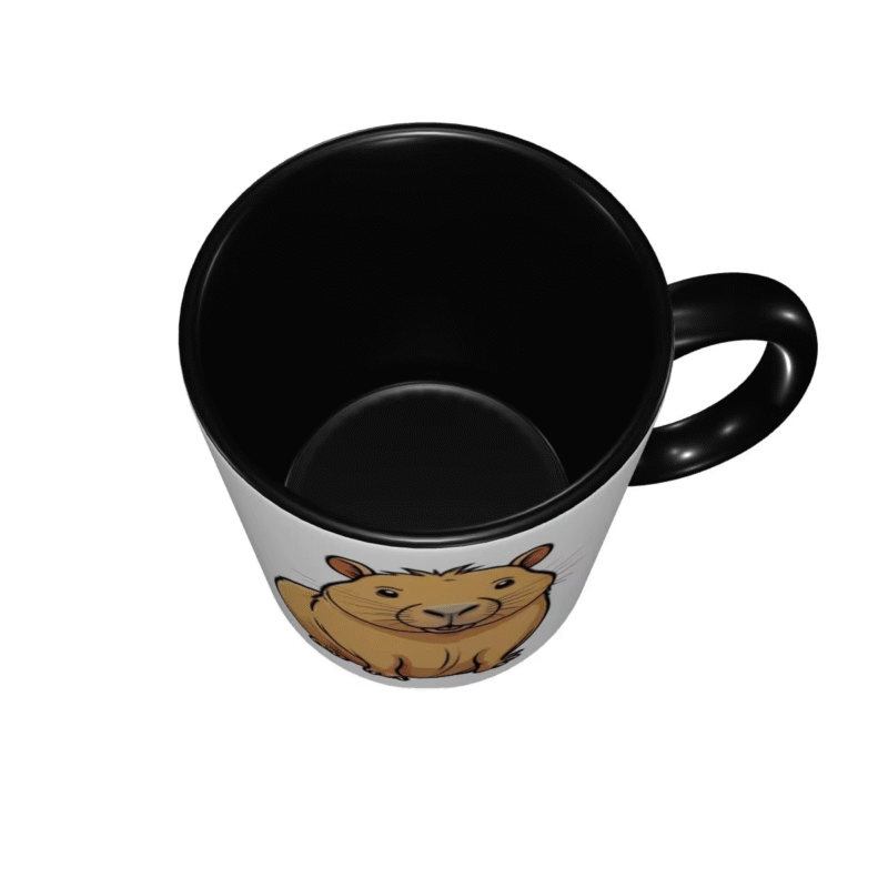 Funny Ceramic Mugs and Milk Cups, Tea Mugs, and also the Cup with a Capybara Design For Gift For Both Men and Women - Image 2