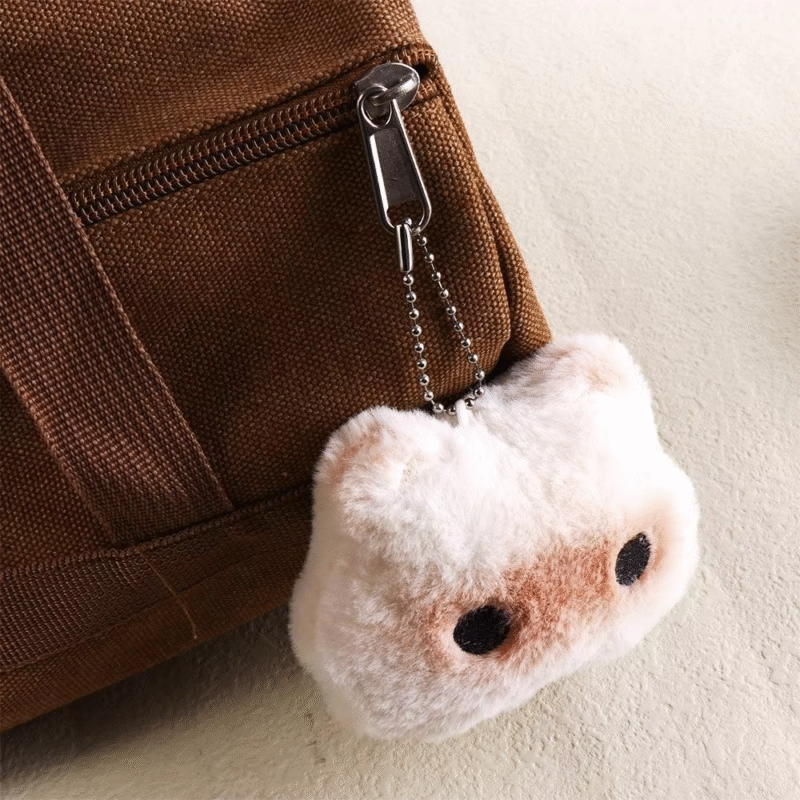 If you are a lover of well designed and davinated plush dolls, this as ideal for you.Animal Squeeze Capybara Cartoon Star Squeak Toy Soft Plush Stuffed Siamese Cat Keychain With Capybara Plush - Image 3