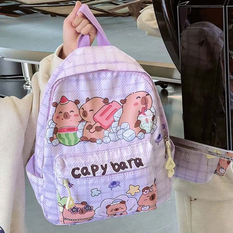 The Cartoon Animal Daypack is the perfect lightweight accessory for school, travel, running errands, or outdoor activities - Image 2
