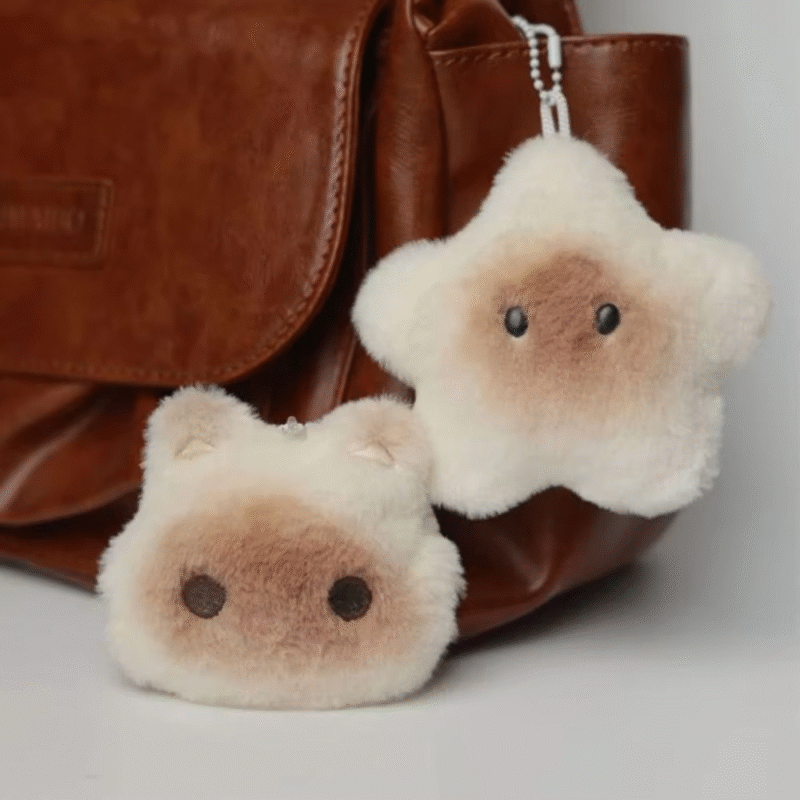 If you are a lover of well designed and davinated plush dolls, this as ideal for you.Animal Squeeze Capybara Cartoon Star Squeak Toy Soft Plush Stuffed Siamese Cat Keychain With Capybara Plush - Image 2