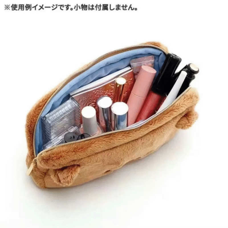 Kids School Storage Pen Pouch Travel Cosmetic BagPurse Gift Rilakkuma Plushes Adorable Pencil Case Anime Relax Bear Stationery Bag - Image 4