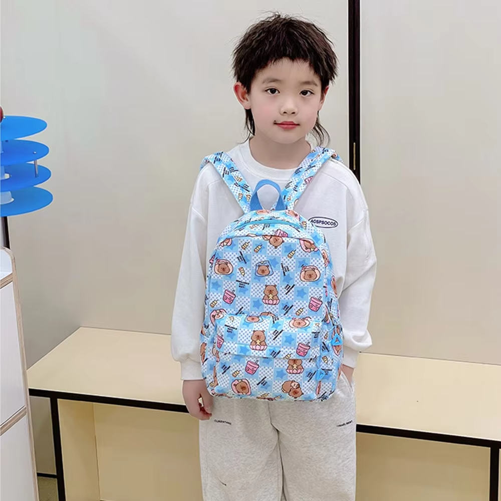 Adorable Capybara Cartoon Storage Bag Backpack Casual All Match School Bag - Image 7