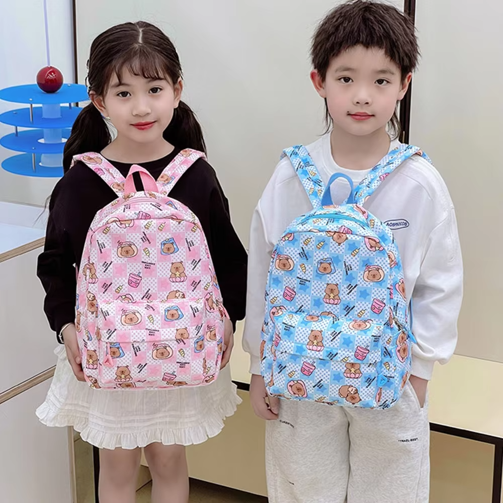 Adorable Capybara Cartoon Storage Bag Backpack Casual All Match School Bag - Image 4