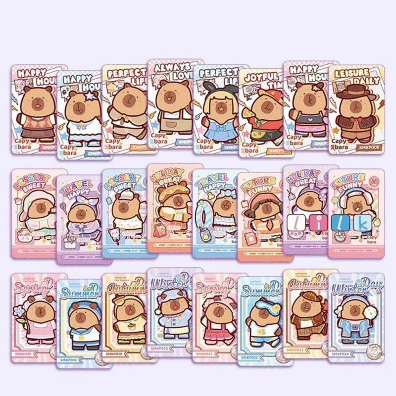 Gifts for children include adorable handbook stickers designed with capybaras and DIY self-adhesive stickers that come in different colors and can be used for playful activities