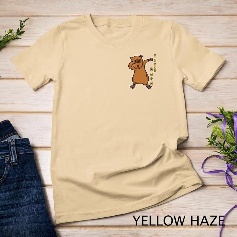Harajuku Graphic Woman Tops Fashion Streetwear Adorable Capybara Women’s T-Shirts Summer Short Sleeve Casual Tee Female Clothes