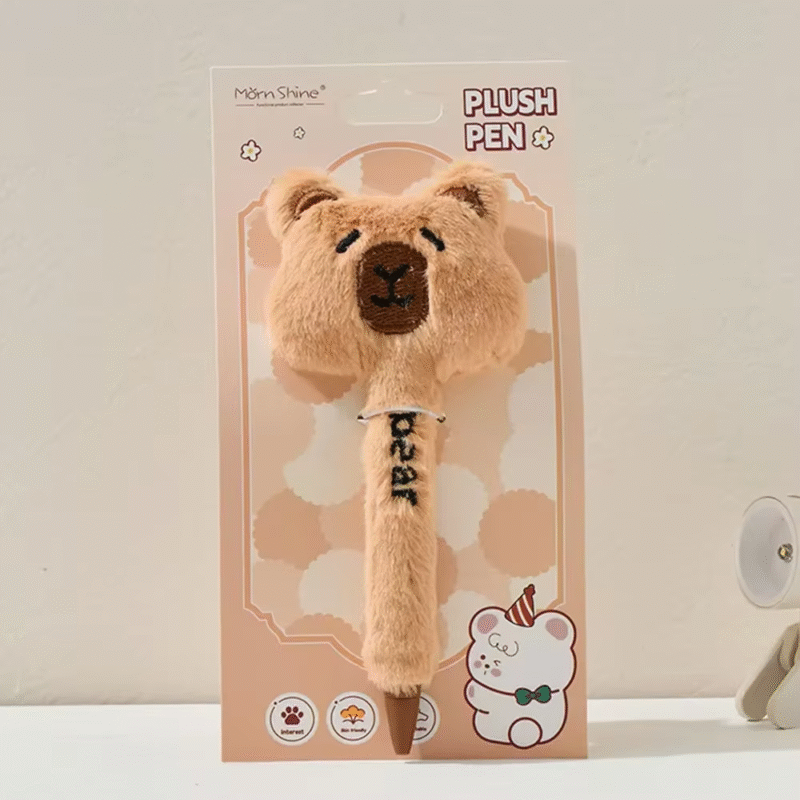 The pen was designed in the shape of the Capybara is both a pen and a capybara cartoon.  - Image 2