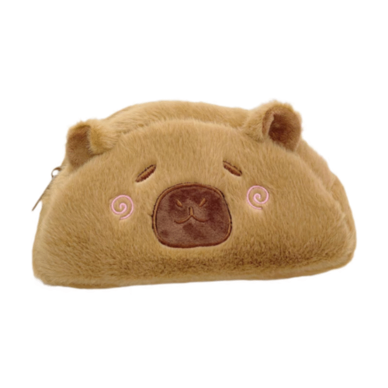 The zipper closure capybara pencil case for kids, girls, and teens - Image 6