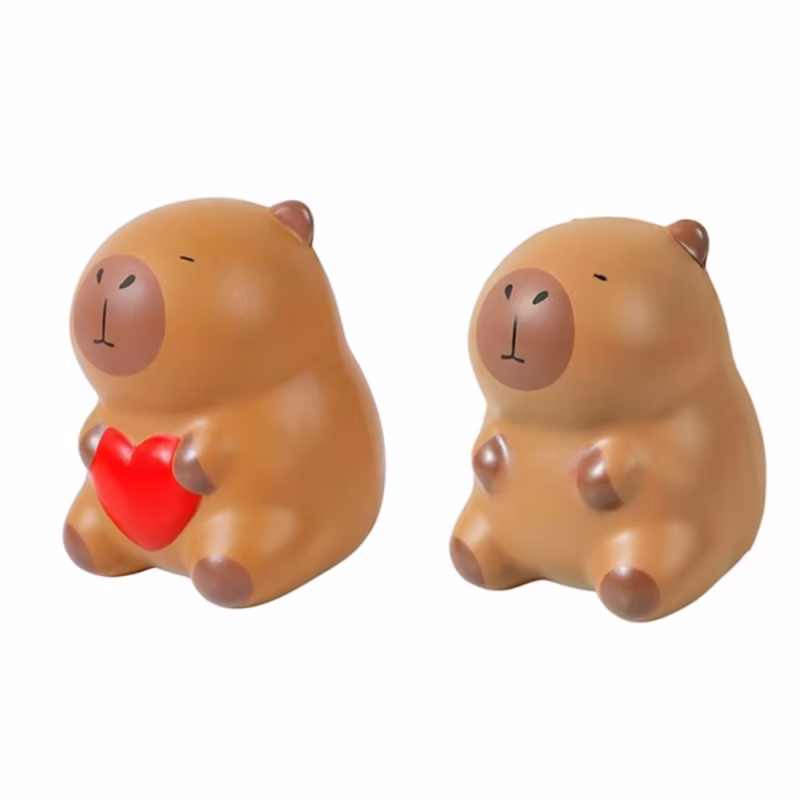 Stress Relief Capybara Squeeze Toy MoGo Slo Rebound Capybara Fidget Toy Home Decor