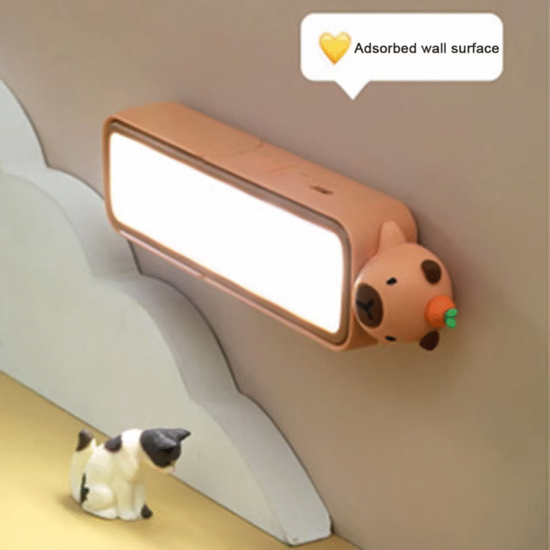 Desk Capybara Lamps add whimsy and fun to any space, with use as a desktop, bedside or wall mounted nightlight.