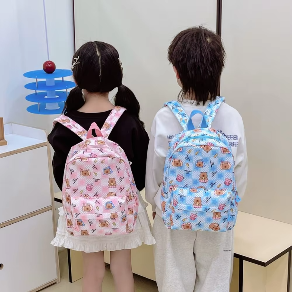 Adorable Capybara Cartoon Storage Bag Backpack Casual All Match School Bag - Image 2