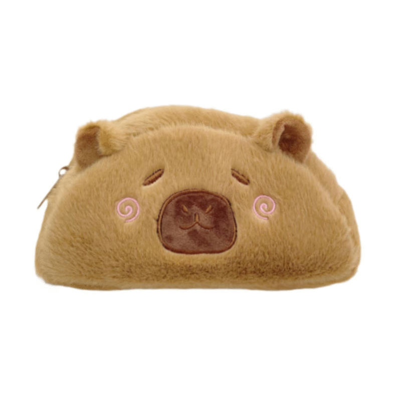 The zipper closure capybara pencil case for kids, girls, and teens - Image 4