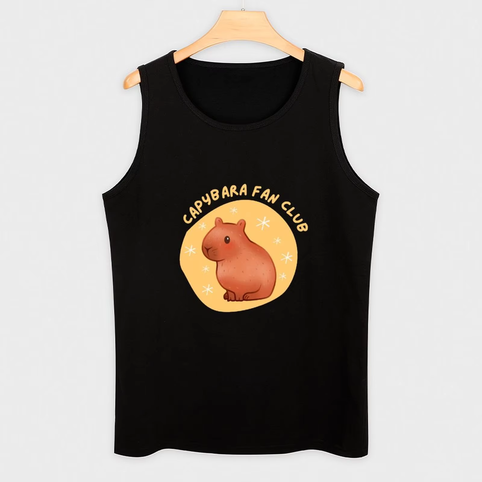 Pastel Capybara Fans Men’s Bodybuilding Sleeveless Shirts And Working Vests - Image 2